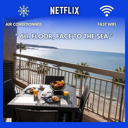 Vue Mer Panoramique, Clim, Balcon Et Plages アンティーブ エクステリア 写真