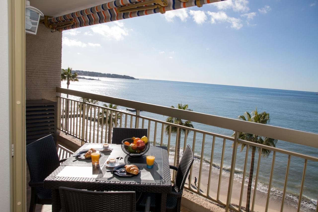 Vue Mer Panoramique, Clim, Balcon Et Plages アンティーブ エクステリア 写真