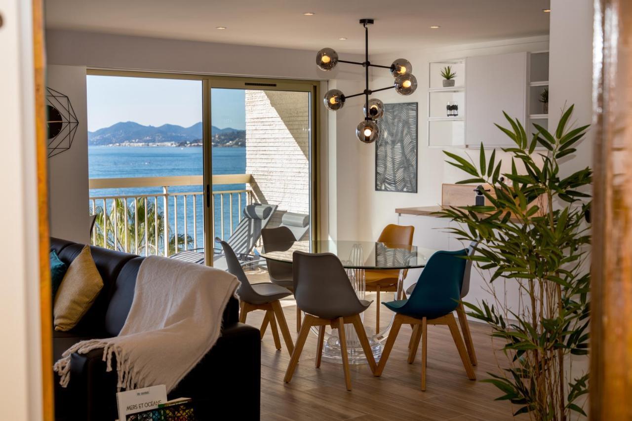 Vue Mer Panoramique, Clim, Balcon Et Plages アンティーブ エクステリア 写真