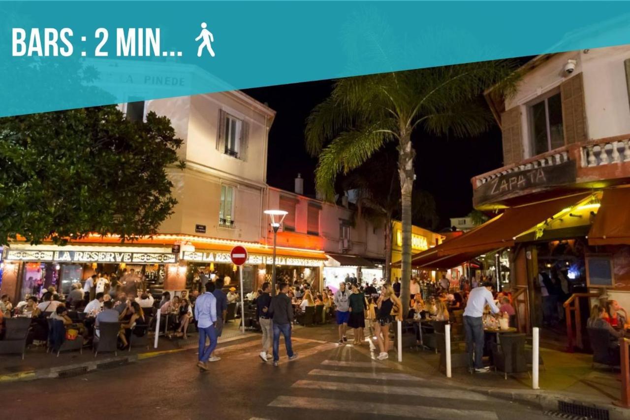 Vue Mer Panoramique, Clim, Balcon Et Plages アンティーブ エクステリア 写真