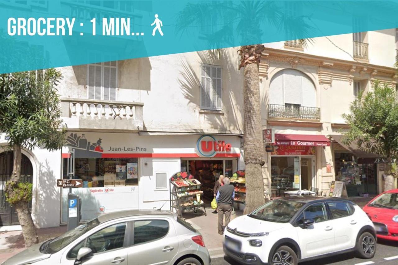 Vue Mer Panoramique, Clim, Balcon Et Plages アンティーブ エクステリア 写真