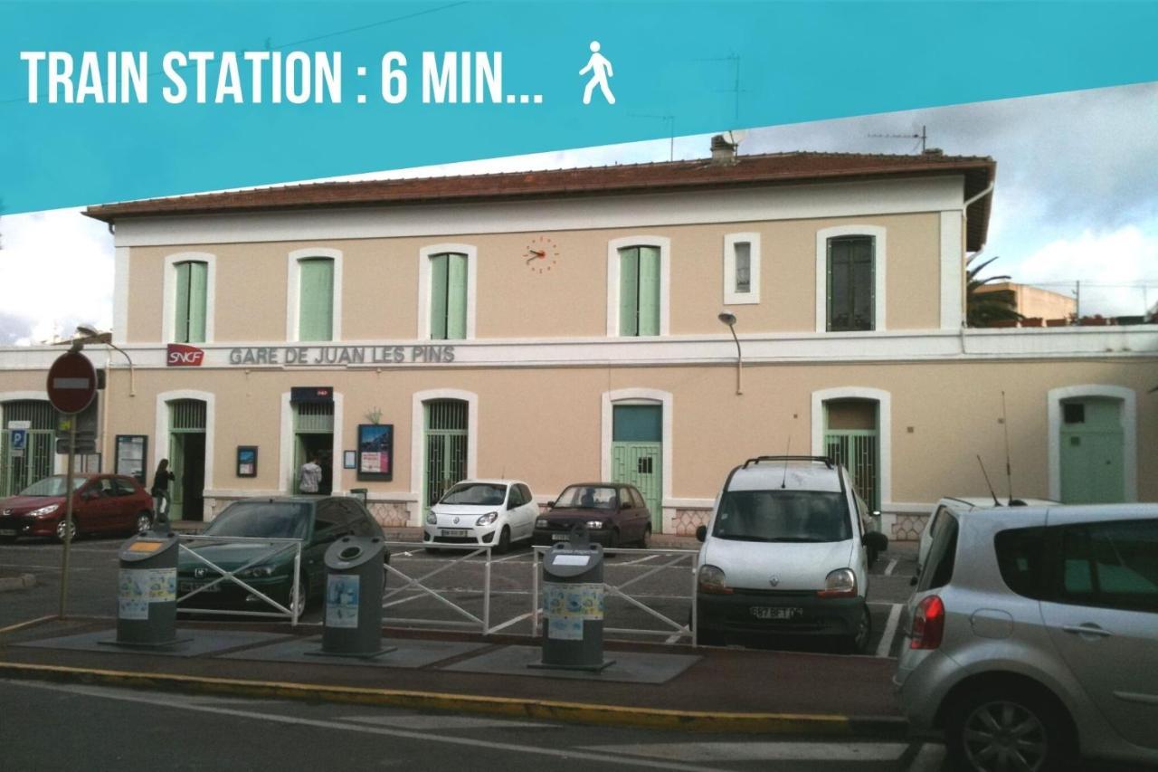 Vue Mer Panoramique, Clim, Balcon Et Plages アンティーブ エクステリア 写真